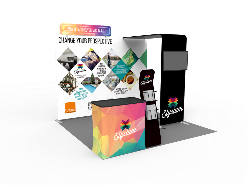 10 x 10ft Portable Exhibition Stand Display Booth ...